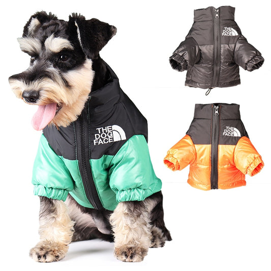 Warm Windproof Winter Dog Clothes (THE DOG FACE COATS)